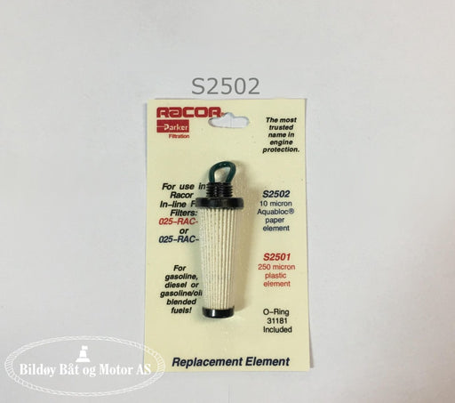 Racor S2502 Bensinfilterelement Filter